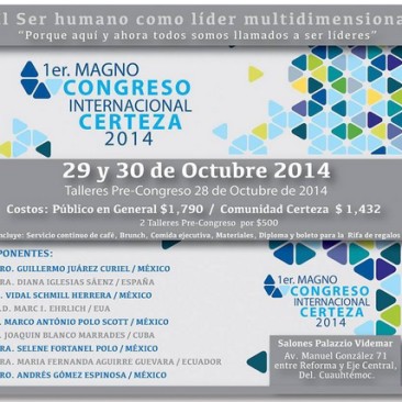 29/10/2014 - 1er Magno Congres Internacional Certeza 2014